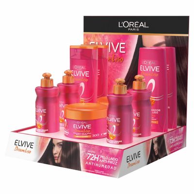 EXHIBIDOR ELVIVE D LISO MOSTRADOR COMPLETO