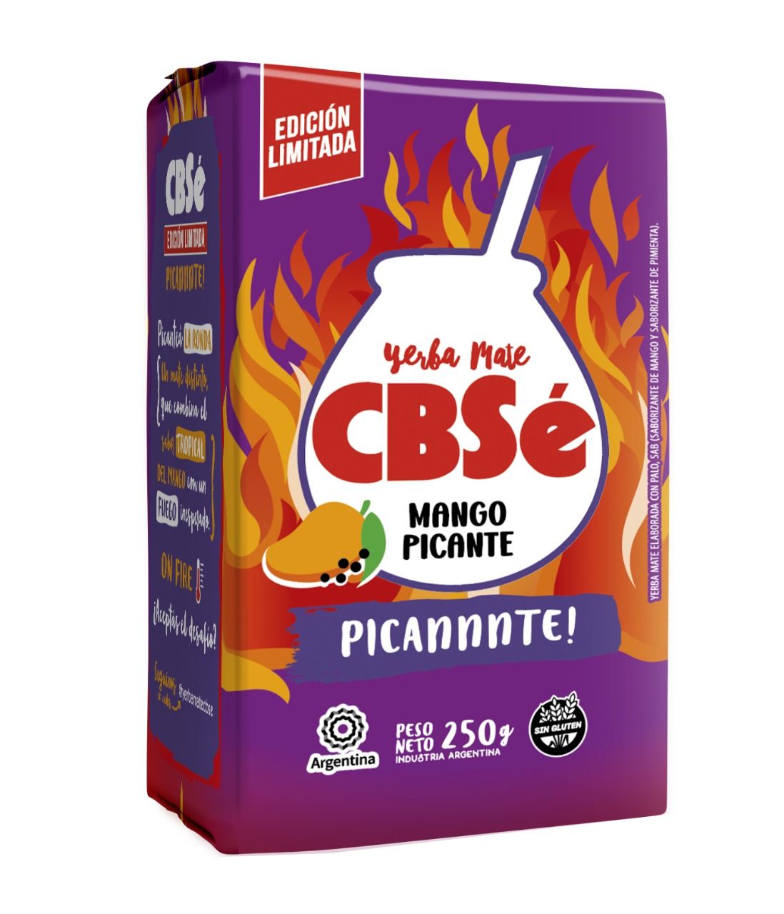 YERBA MATE CBSE MANGO PICANTE x250gr