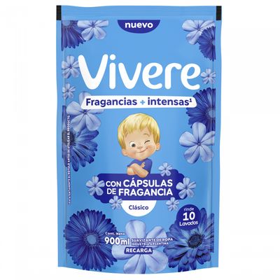 VIVERE SUAV. CLASICO MAS INTENSO D/P x900ml