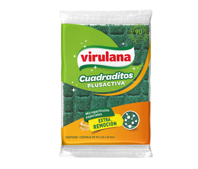 VIRULANA ESPONJA CUADRADITOS