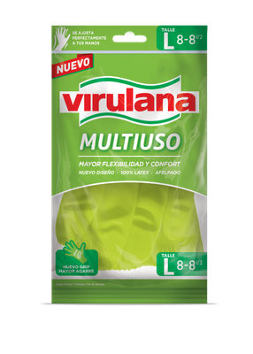 VIRULANA GUANTE MULTIUSO Talle L x30und