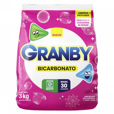 GRANBY POLVO MATIC ROSAS x3kg