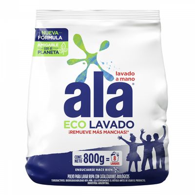 ALA POLVO LAV MANO CORE ECOLAVADO x800gr