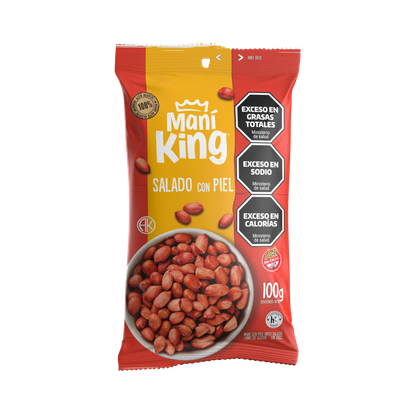 MANI KING FRITO CON PIEL x100gr