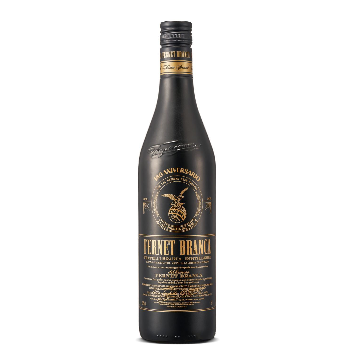 FERNET BRANCA 180 ANIVERSARIO x750cc