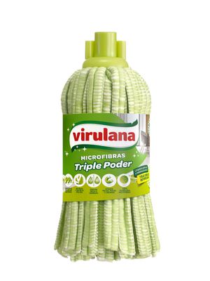 VIRULANA MOPA MICROFIBRAS TRIPLE PODER x1und