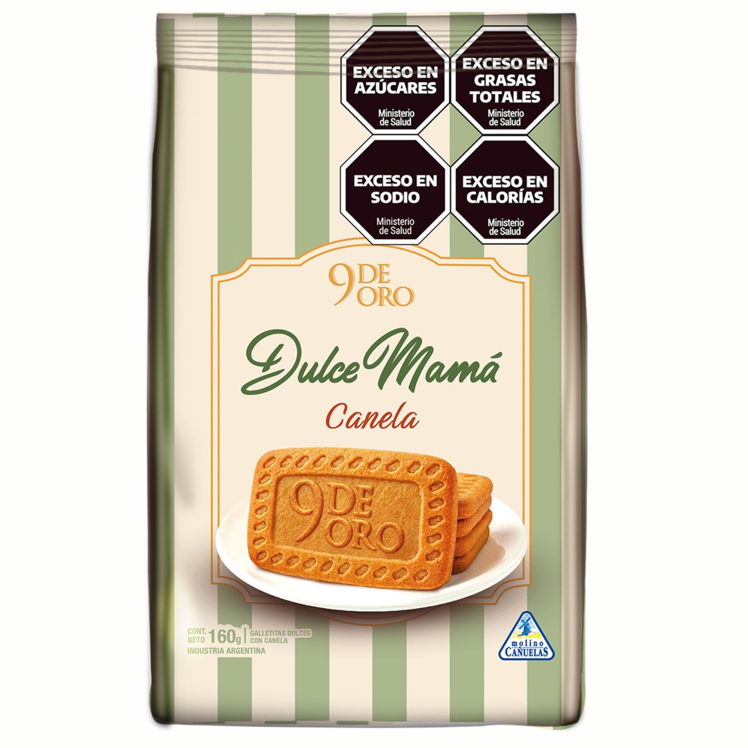 GALLETITAS DULCE MAMA C/ CANELA 9 DE ORO x160gr