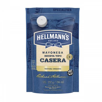 HELLMANNS MAYONESA RECETA TIPO CASERA D/P x232grs