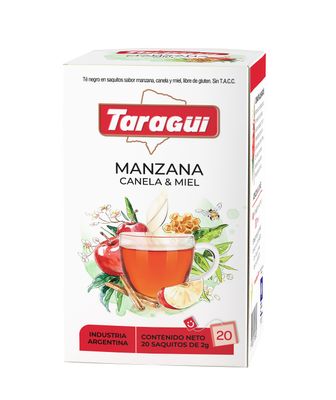 TARAGUI TE MANZANA CANELA Y MIEL x20x2gr