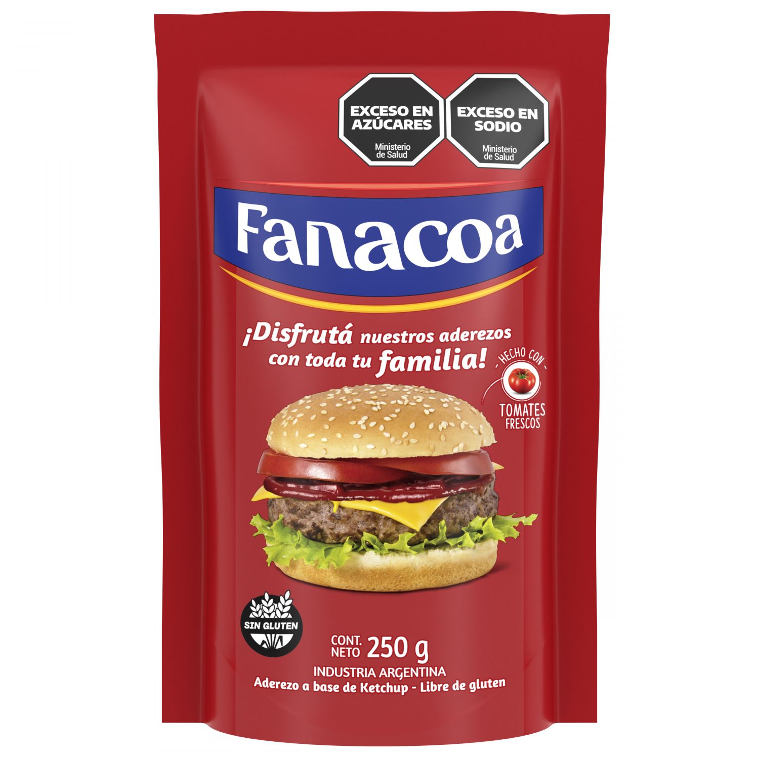 FANACOA KETCHUP S/TACC D/P x250grs