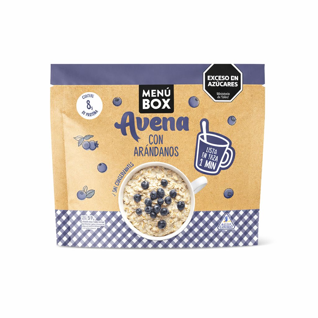 MENU BOX AVENA ARANDANOS SOBRE x59grs