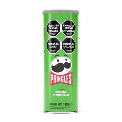 PRINGLES PAPAS FRITAS CREMA Y CEBOLLA x109grs