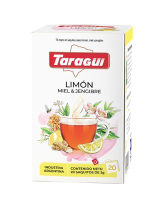 TARAGUI TE LIMON MIEL JENGIBRE x20x2gr