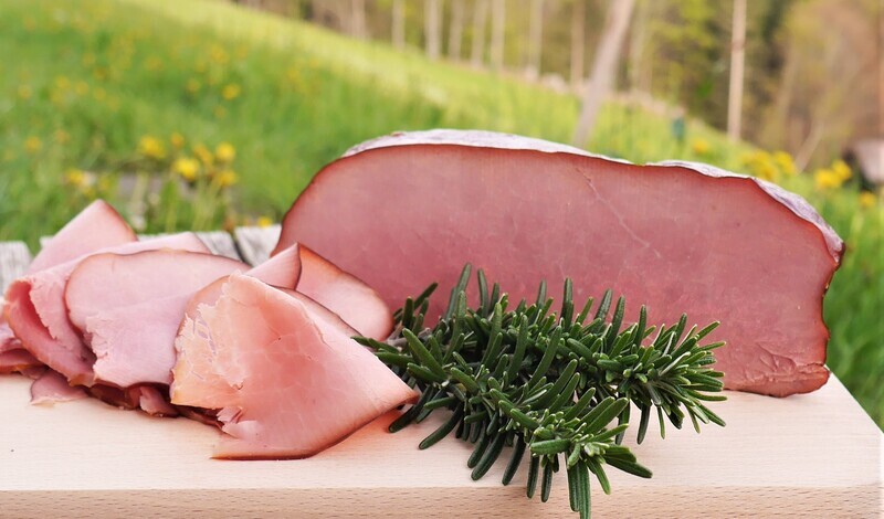 Saftschinken vom Schlögel, vom Alpschwein