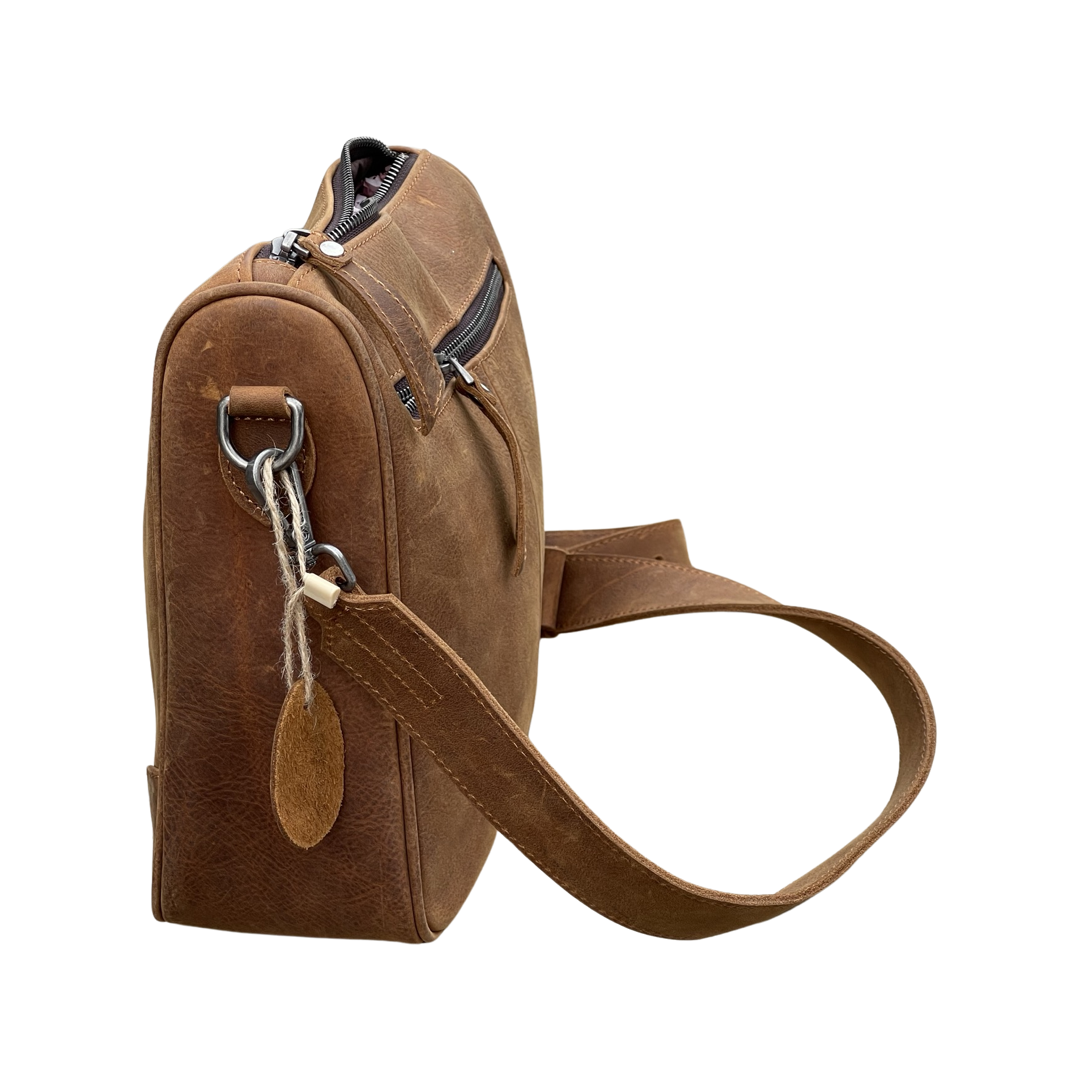 High Quality Leather Cross Body Unisex Bag (NoneDavid Jones)