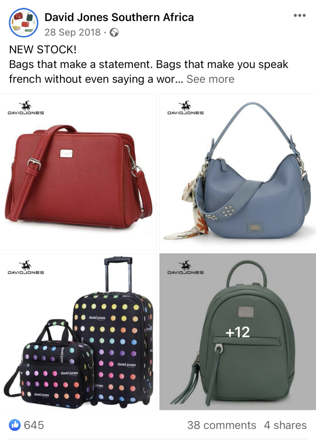 645 Post Likes! Bags that make you speak French without even saying a word...
