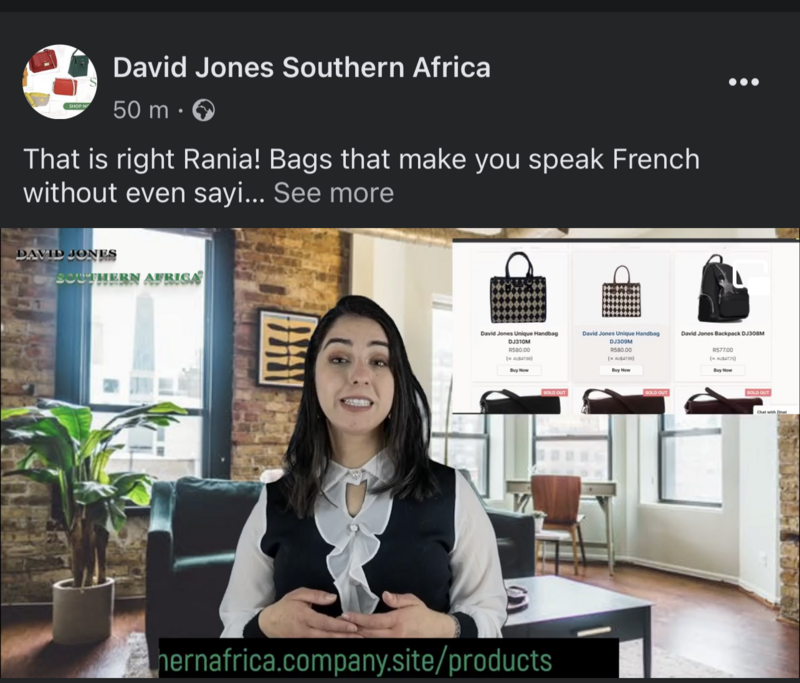 That is right Rania! Bags that make you speak French without even saying a word....
Democratic Republic of Congo(DRC) DJSA is knocking the door..