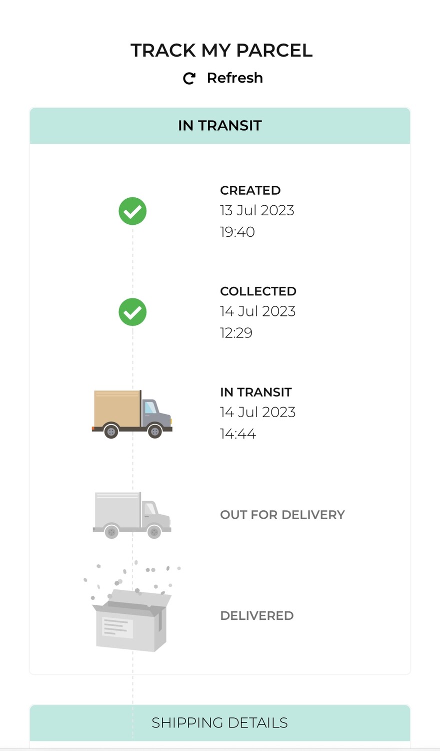 Stay in the loop and track your shipment every step of the way with our cutting-edge real-time tracking system!