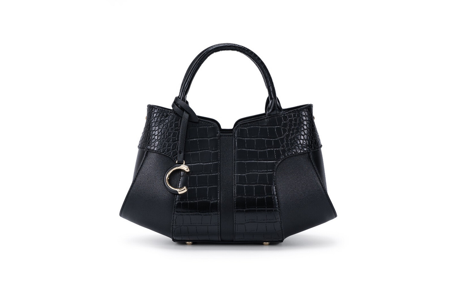 Chrisbella Classic Wine Black Handbag