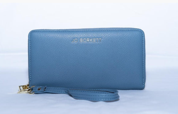 Jo Borkett Blue Wallet