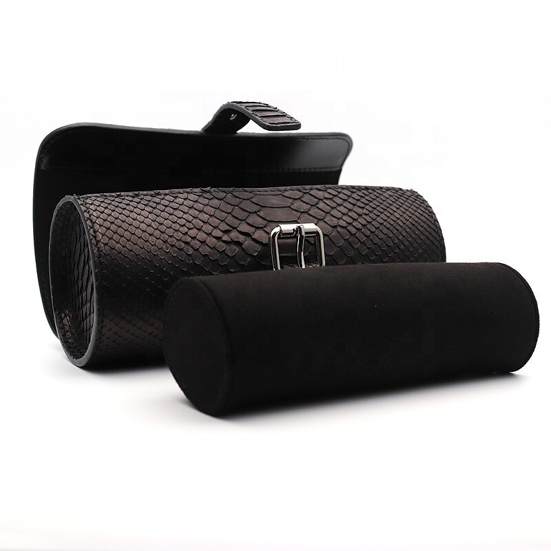 Luxury Python Leather Watchroll Credit Wallet Luxury Watch display box Watch package box