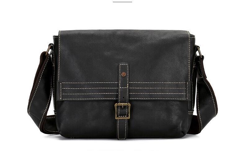 Leather Satchel Bag Messenger Bag for Men
