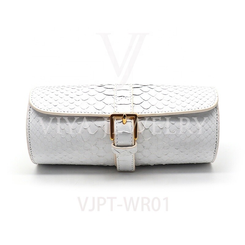 Luxury Python Leather Watchroll Credit Wallet Luxury Watch display box Watch package box