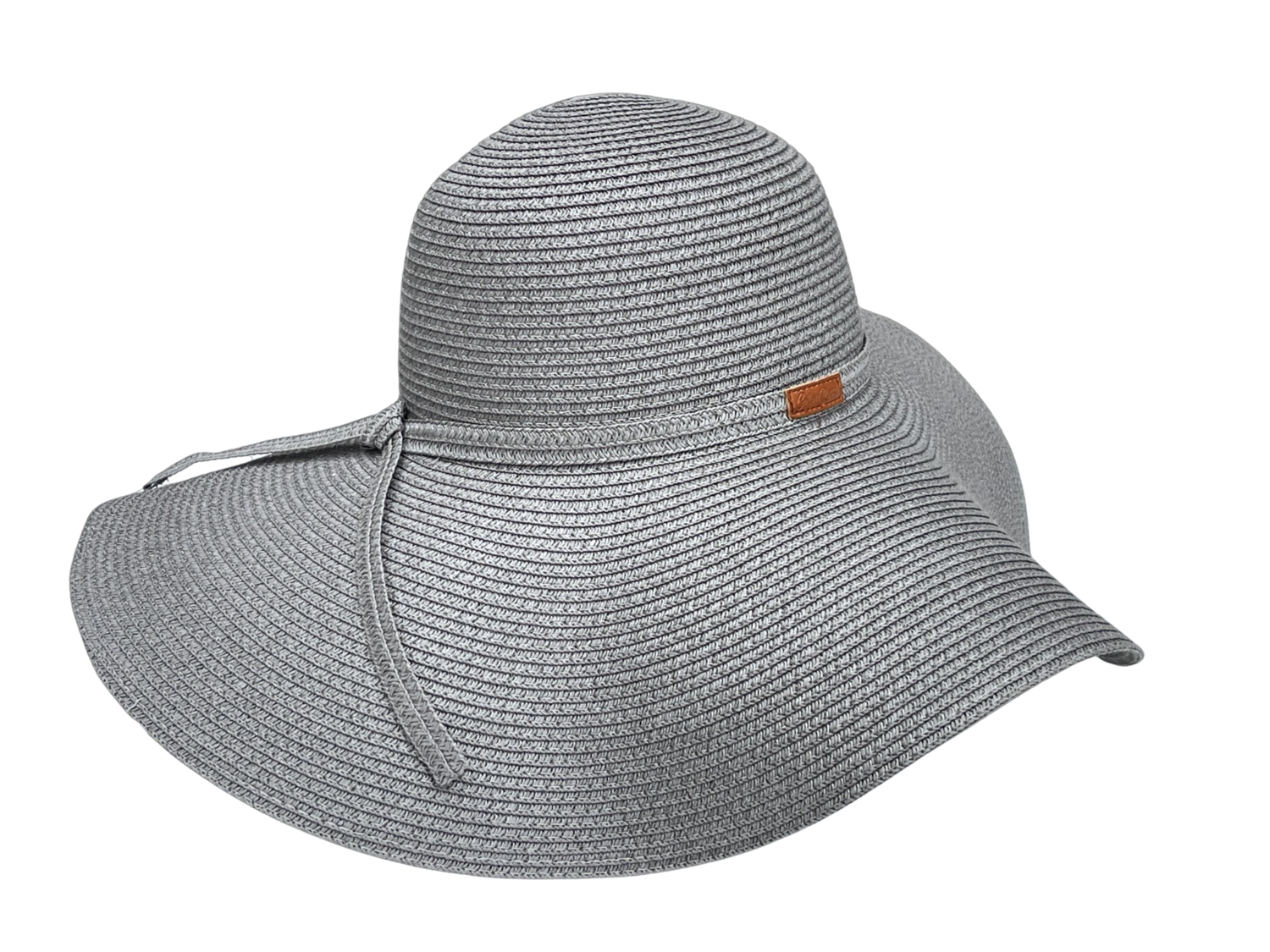 Panama Hat With Faux Leather Band