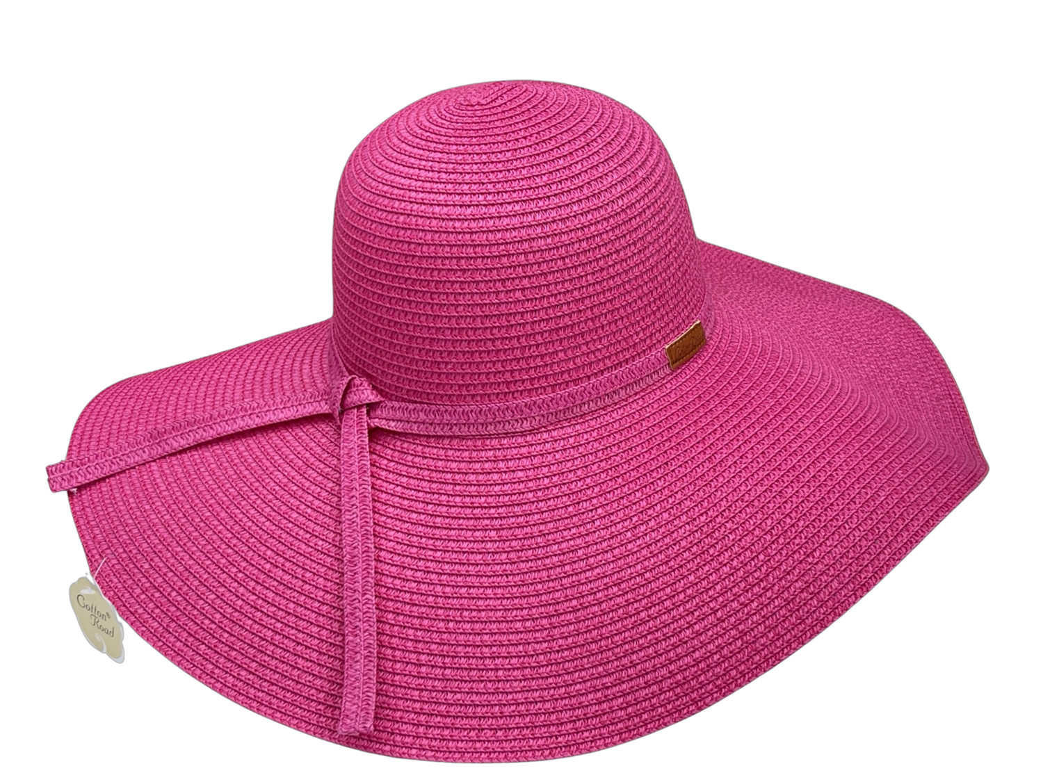 Panama Hat With Faux Leather Band