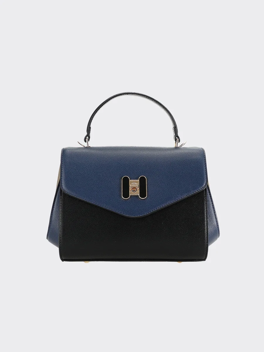 BAGCO Black and Navy Blue Handbag -BX012304063