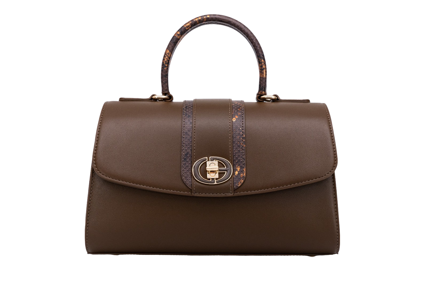Chrisbella Classic Executive Coffee Handbag