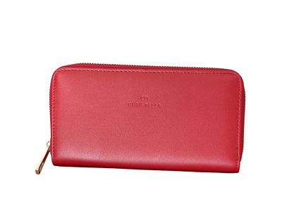 Chrisbella Classy Modern Red Wallet