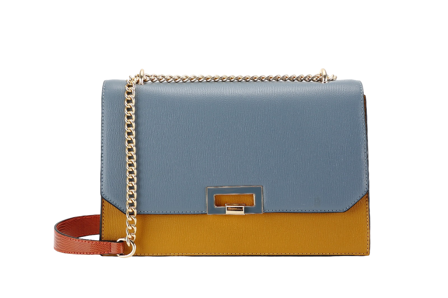 BAGCO Two-Tone Yellow Handbag -BX012304073