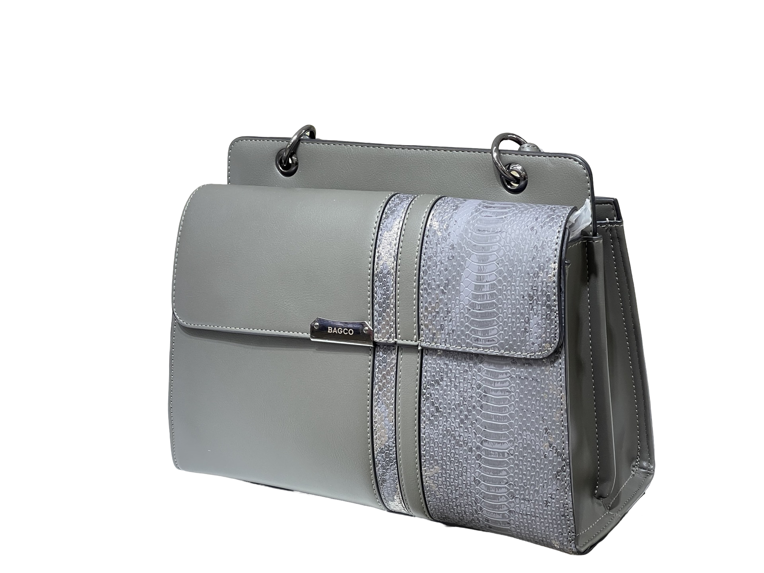 BAGCO Grey Handbag -JF012308019