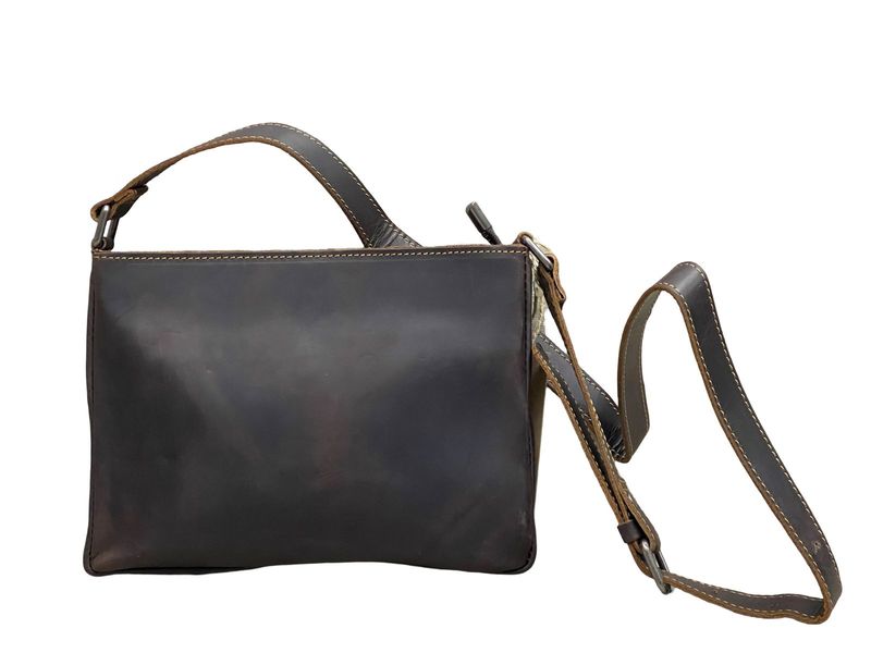 Bryant Leather Cross Body Bag Brown