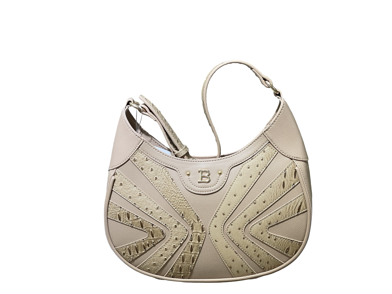 BAGCO Beige Shoulder Handbag - FBXJ1230076
