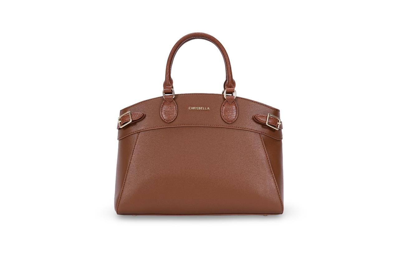 Chrisbella Brown Shoulder Handbag