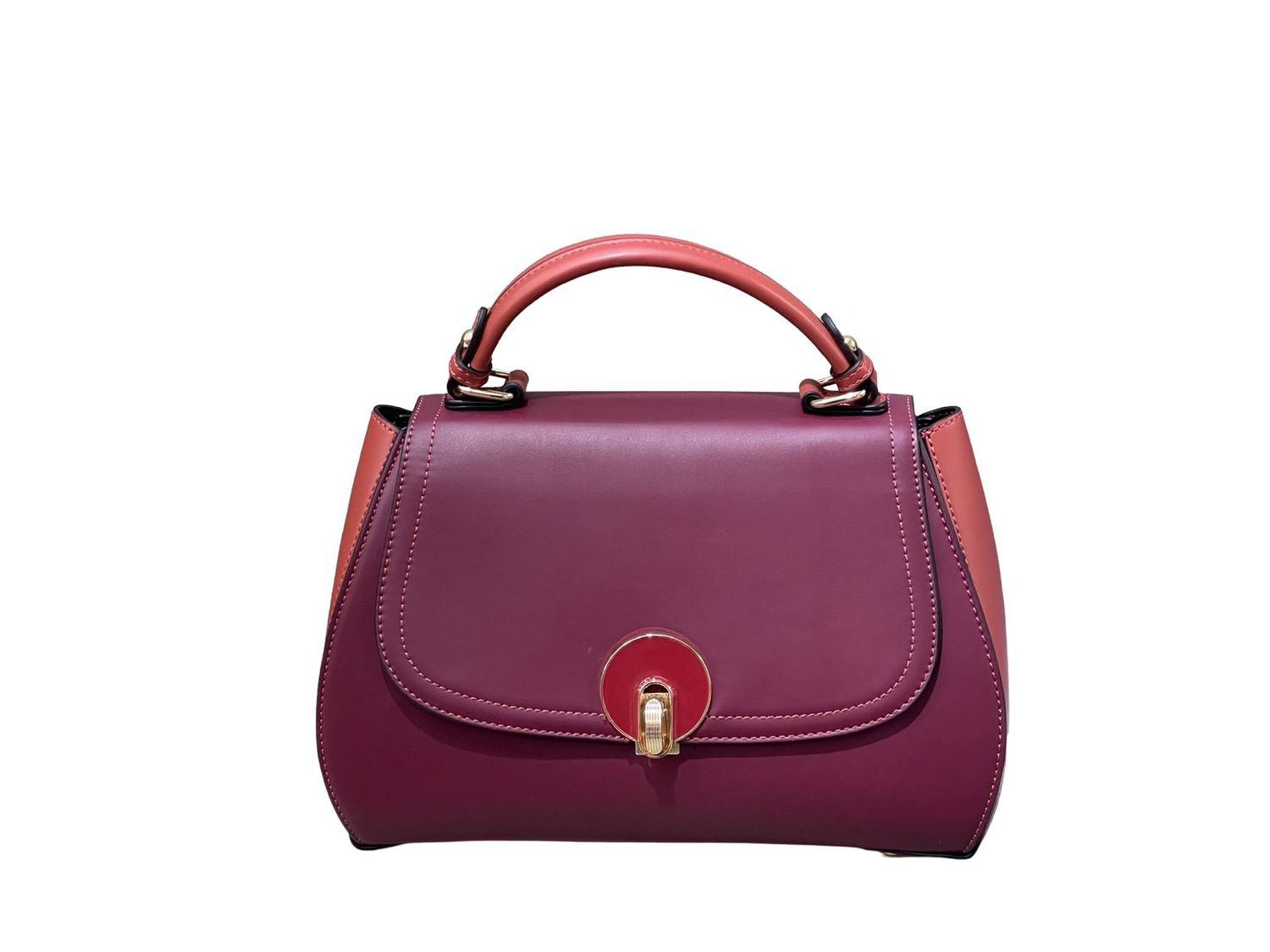 BAGCO Wine Red Handbag - JF012311054