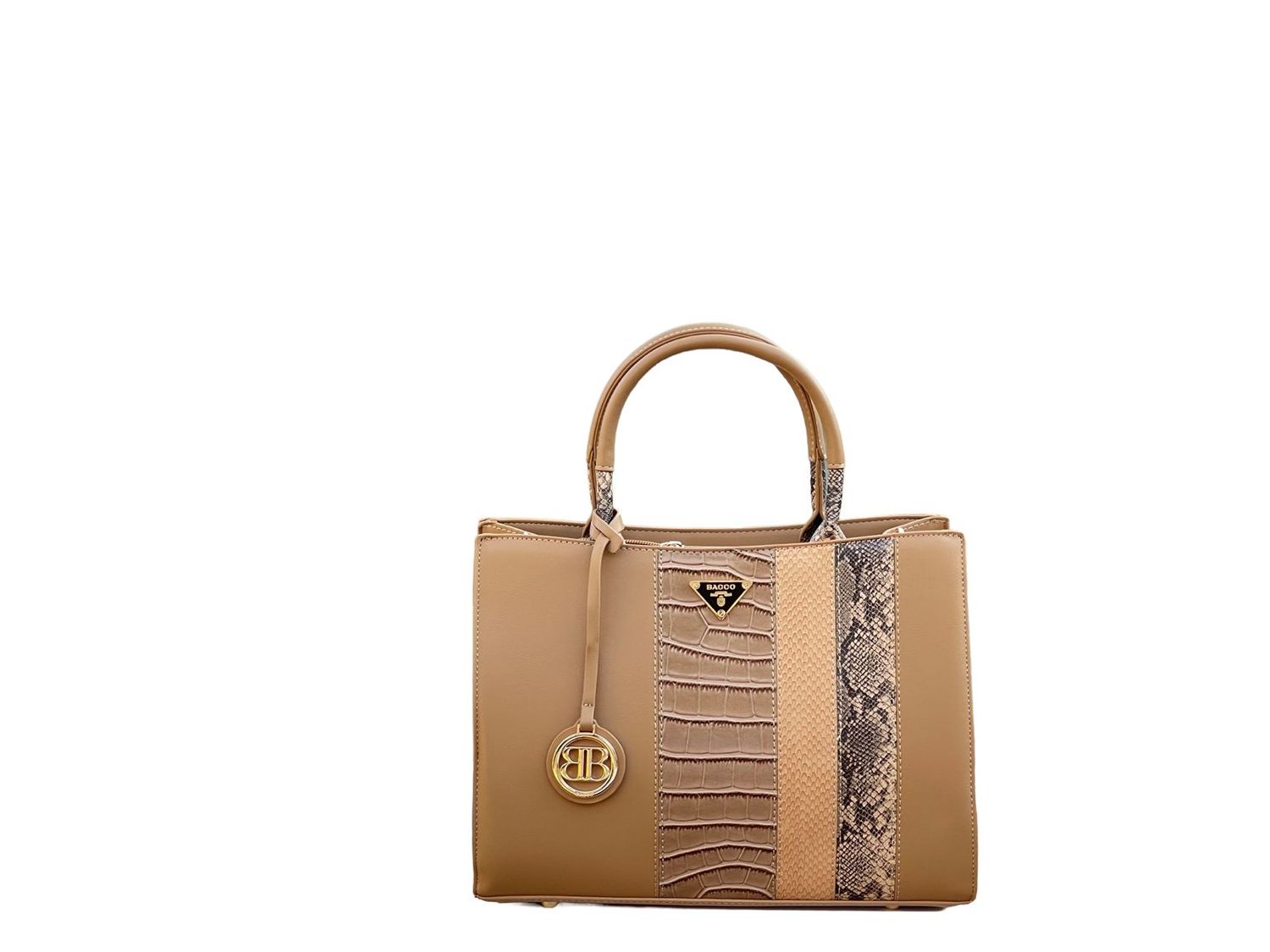 BAGCO Beige Handbag - BXX012308023