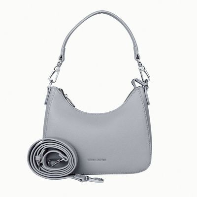 David Jones Executive Gray Shoulder Bag DJ723D