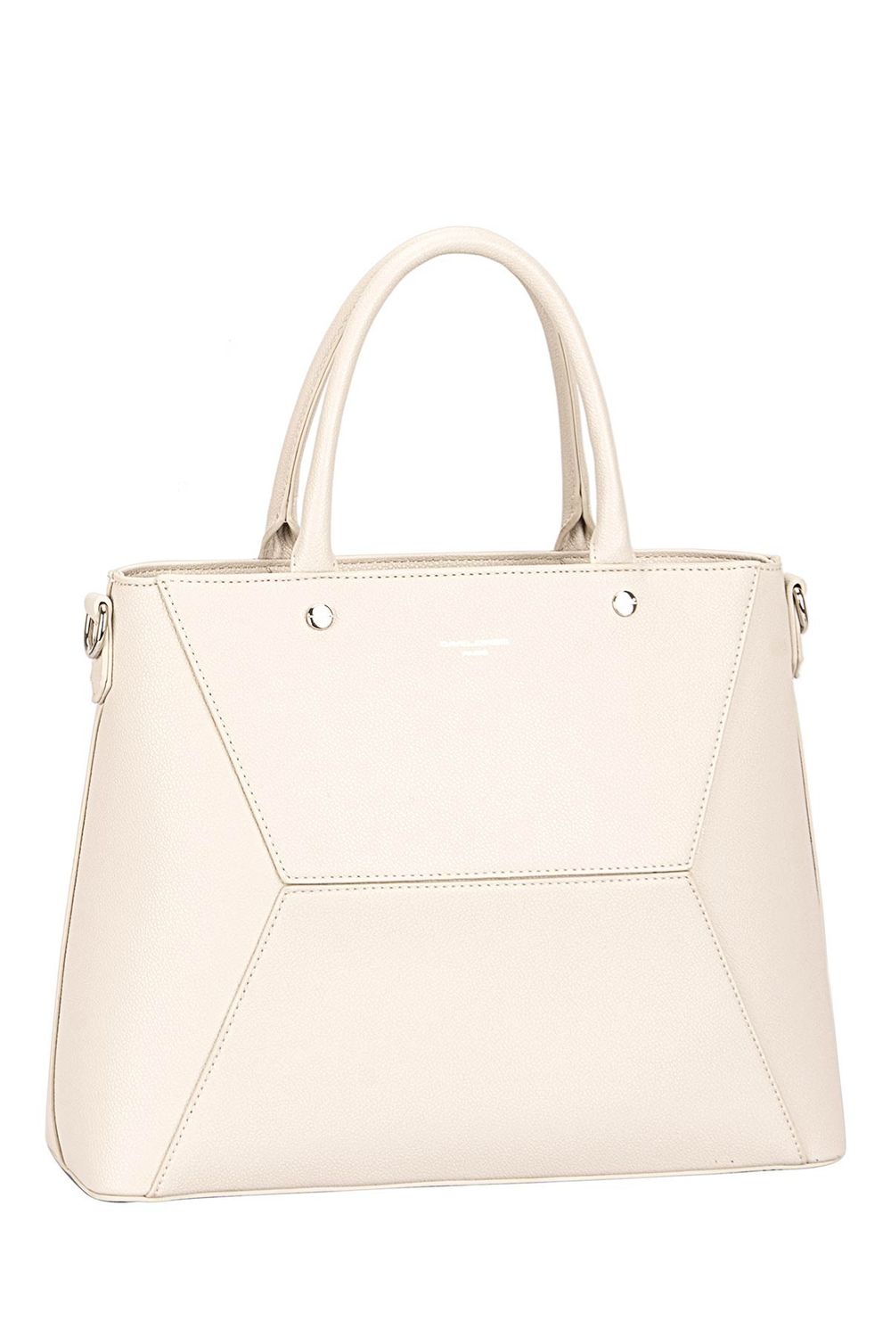 David Jones White Large Shoulder Handbag DJ733D