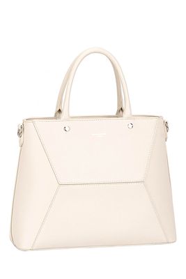 David Jones White Large Shoulder Handbag DJ733D