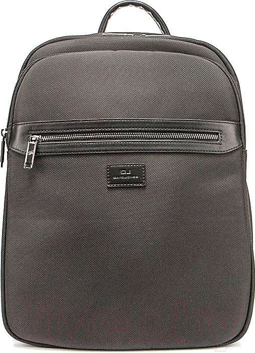 David Jones Black Laptop Backpack Bag DJ913J
