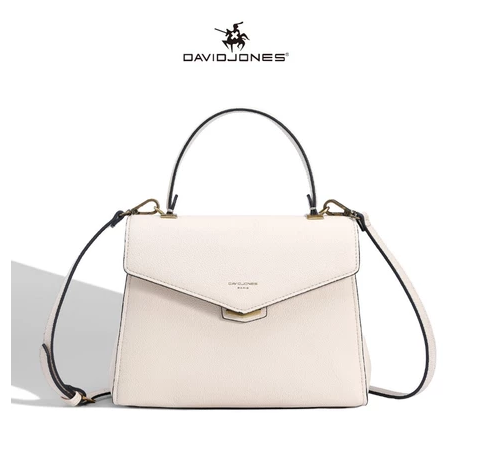 David Jones White Shoulder Handbag DJ911J
