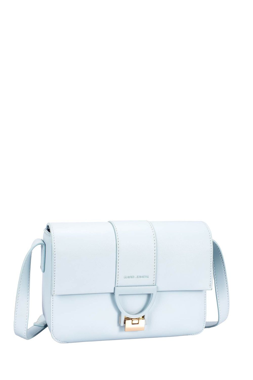David Jones Olive Light Blue Crossbody Bag DJ165A