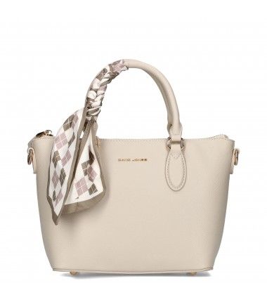 David Jones Beige Classic Handbag DJ169A