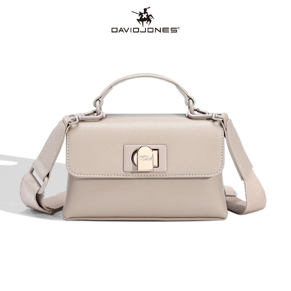 David Jones Beige Shoulder Handbag DJ211A