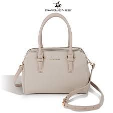 David Jones Beige Standard Handbag DJ215A