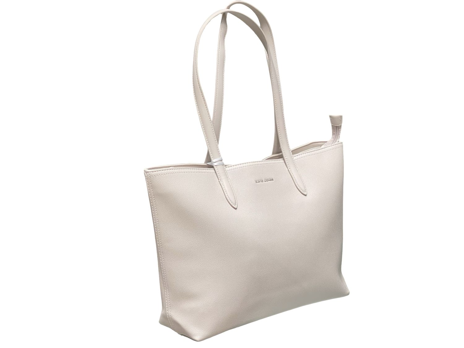 David Jones White Large Tote  DJ151A