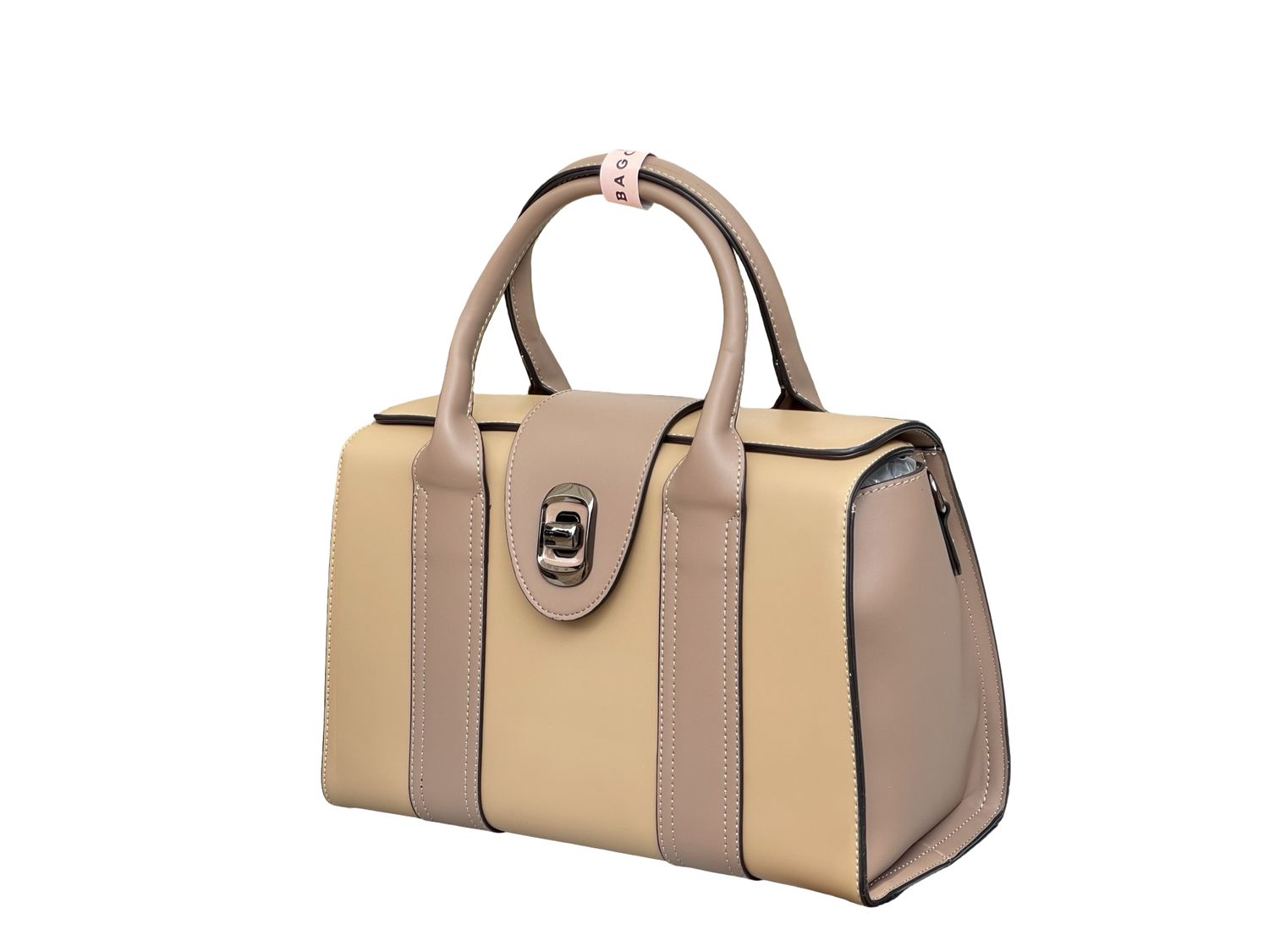 BAGCO Executive Beige Handbag